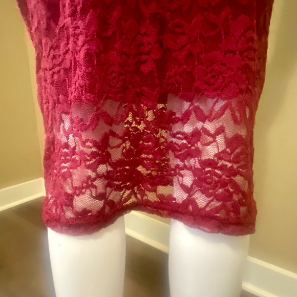 Forever 21 Lace Pencil Skirt - Picture 6 of 7